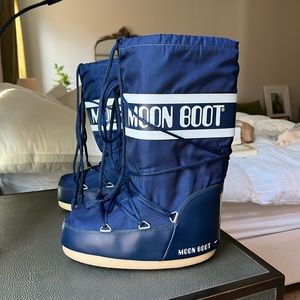 Navy Moon Boots